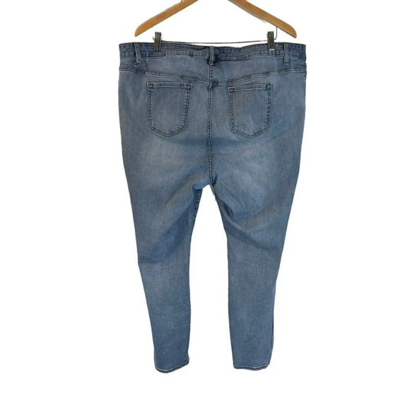 Old Navy Rockstar Jeans Plus Size 22 High Waist Light Wash Stretch Cotton Blend - Picture 2 of 7